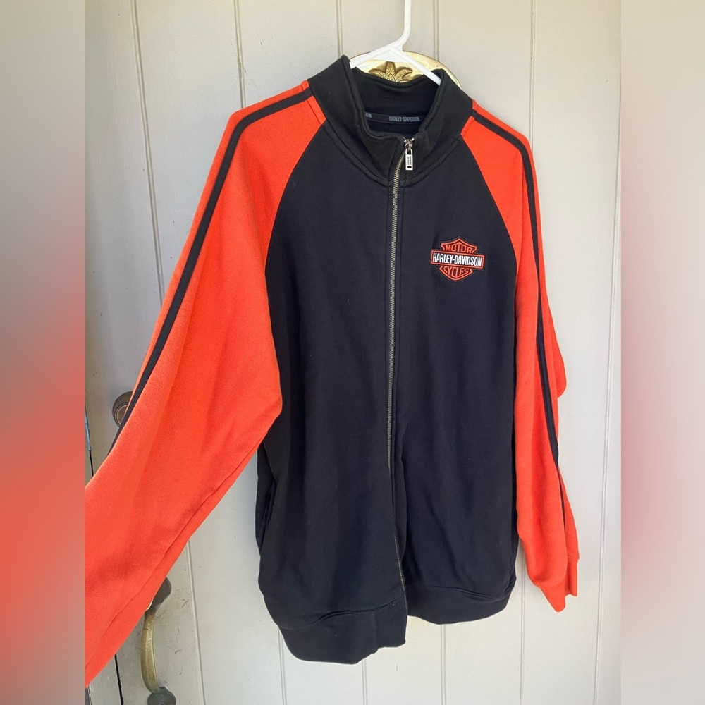 Harley Davidson men’s zip up sweatshirt